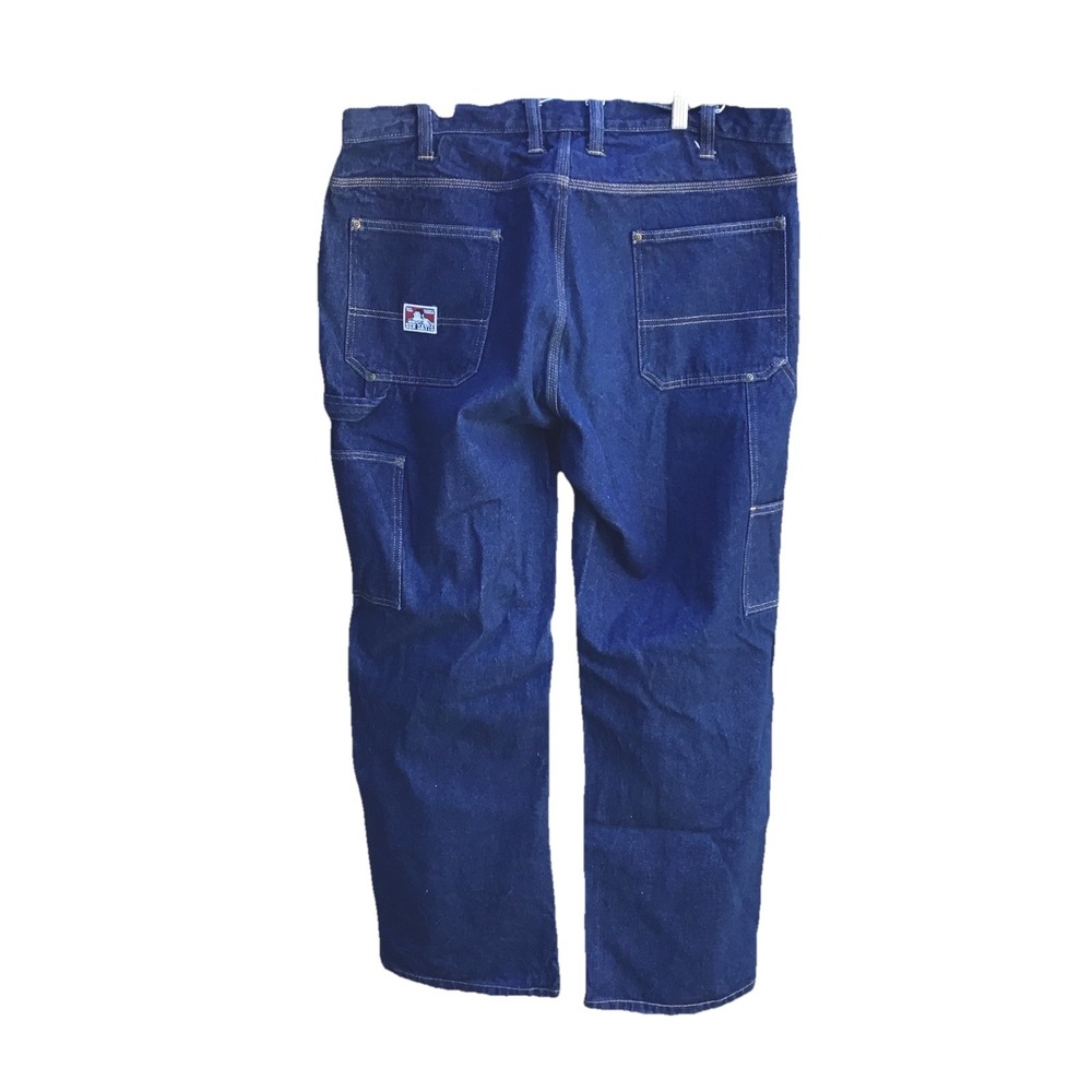 Ben Davis Original Carpenter Jeans 40x30 Dark Wash Workwear Denim Baggy Pants